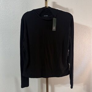 Wild Fable- Stylish Black Long Sleeve mock neck Tee- XXL
